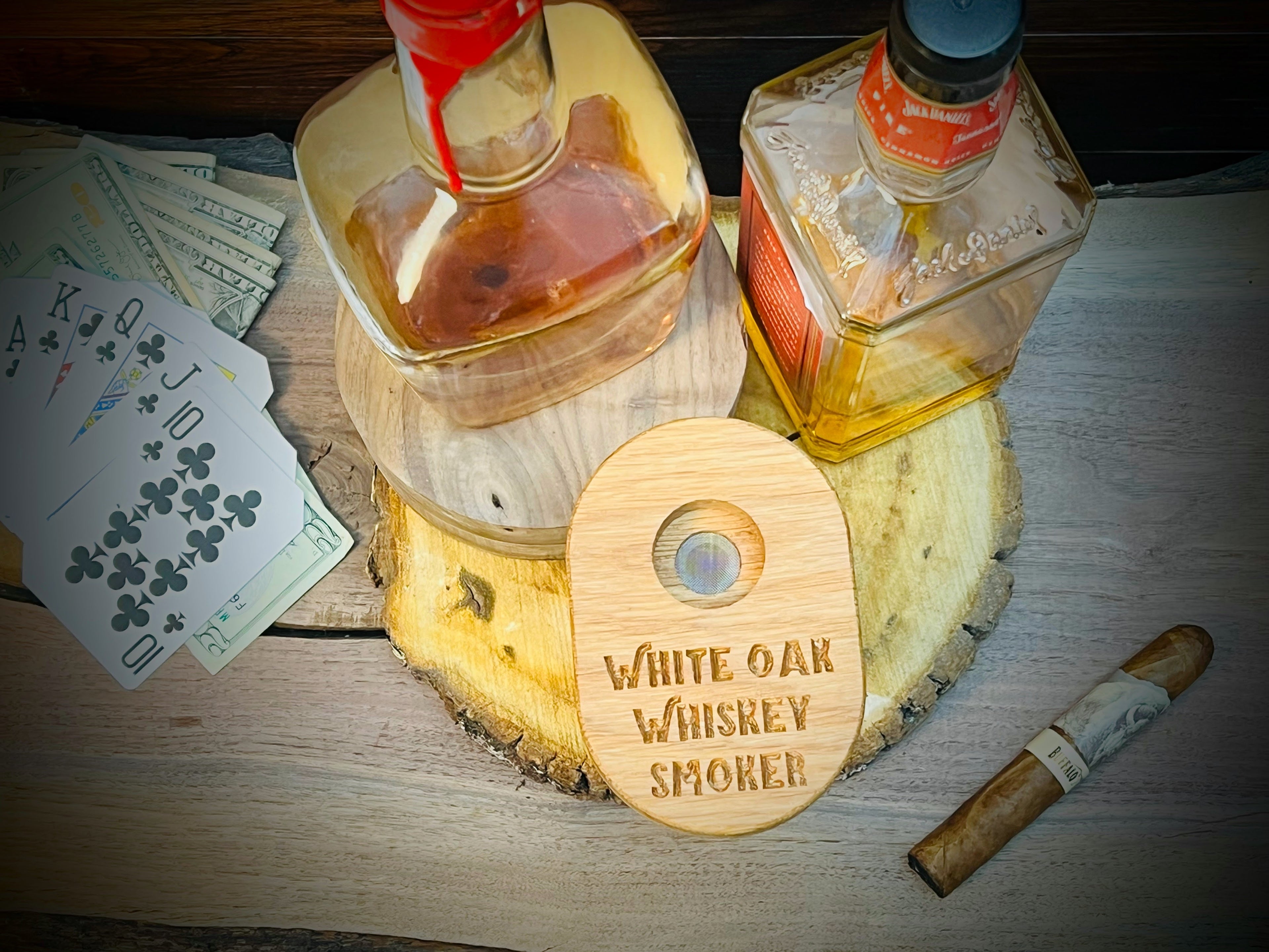 White Oak Whiskey Smoker