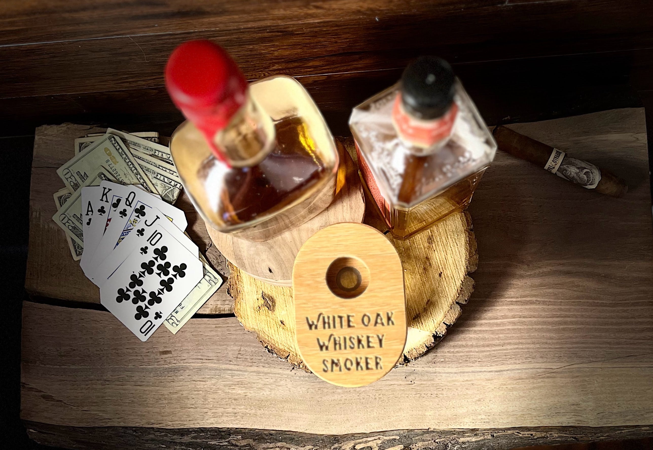 White Oak Whiskey Smoker