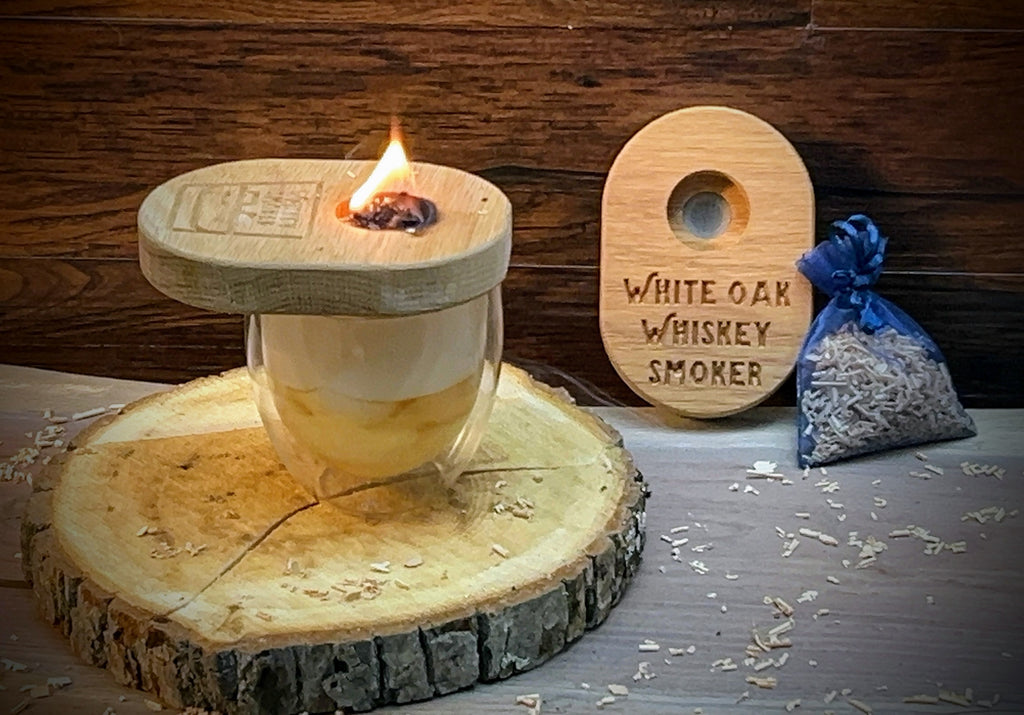 White Oak Whiskey Smoker