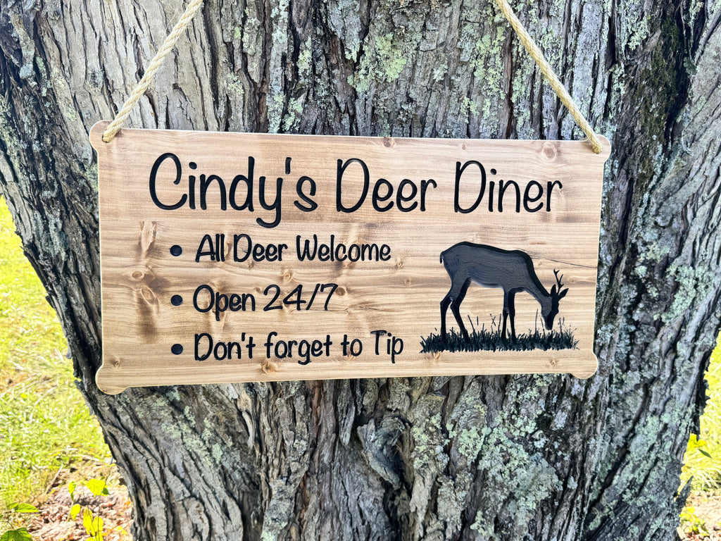 Personalized Rustic Wooden Outdoor Decor