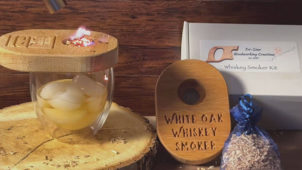 White Oak Whiskey Smoker